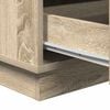 vidaXL Bedside Cabinet Sonoma Oak 39 x 34.5 x 65 cm Engineered wood