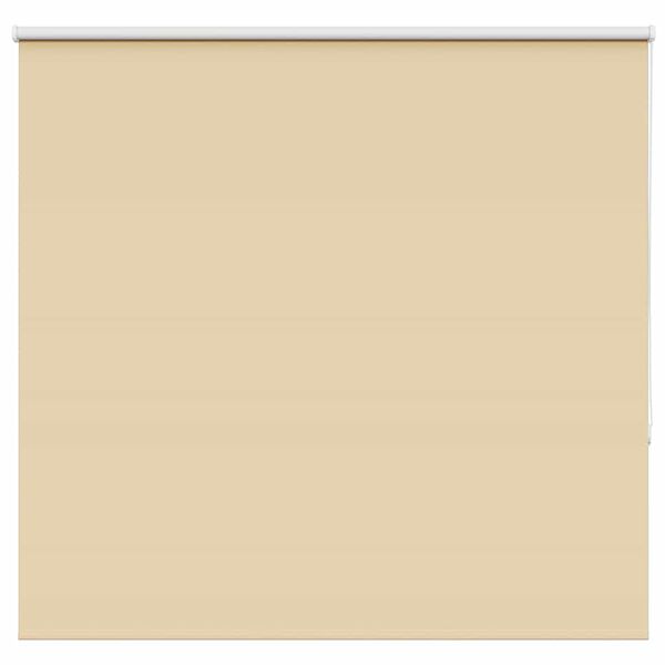 vidaXL Roller Blind Blackout Beige 160x175 cm Fabric Width 156.6 cm Polyester