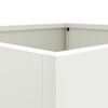 vidaXL Planter White 42x40x39 cm Steel