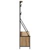 vidaXL Clothes Rack Artisan Oak 100 x 41 x 184 cm Engineered Wood