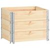 vidaXL Raised Beds 3 pcs 60x80 cm Solid Pine Wood