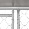 vidaXL Dog Cage Silver 400 x 200 x 256 cm Galvanised Steel