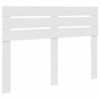 vidaXL Bed Frame with Headboard White 150 x 200 cm Solid Pine Wood