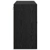 vidaXL Wall Cabinet Black oak 60 x 31 x 60 cm Engineered wood
