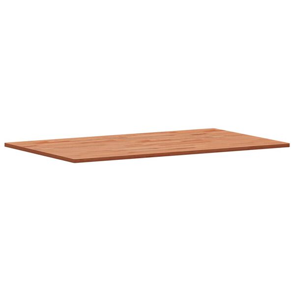 vidaXL Table Top 100x60x1.5 cm Rectangular Solid Wood Beech