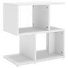 vidaXL Bedside Cabinet White 50x30x51,5 cm Engineered Wood