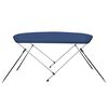 vidaXL 2 Bow Bimini Top Navy Blue 150x120x110 cm