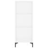 vidaXL Highboard High Gloss White 34.5x32.5x180 cm Engineered Wood