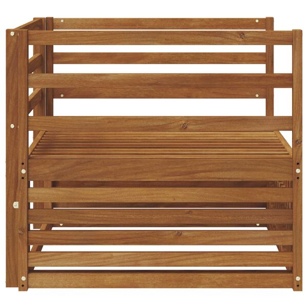 vidaXL 2 Piece Sofa with Armrests Natural