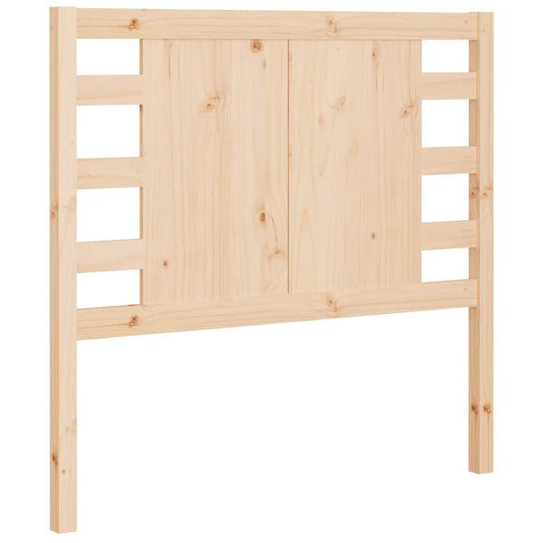 vidaXL Headboard 81x4x100 cm Solid Wood Pine
