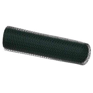vidaXL Hexagon Fence Green 0.4 x 25 m Steel