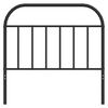 vidaXL Metal Replace Headboard Black 100 cm