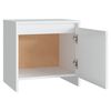 vidaXL Bedside Cabinets 2 pcs White 45x34x44.5 cm Engineered Wood