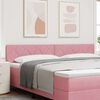 vidaXL Headboard Height Adjustable with Headboard Pink 200 cm Velvet