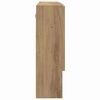 vidaXL Mirror Cabinet Artisan Oak 80 x 17 x 55 cm Engineered Wood
