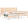vidaXL Bed Frame without Mattress 200x200 cm Solid Wood