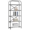 vidaXL Bookshelf Grey Sonoma 80 x 30 x 183 cm Engineered wood