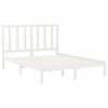 vidaXL Bed Frame without Mattress White 160x200 cm Solid Wood