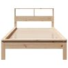 vidaXL Bookcase Bed without Mattress 90x200 cm Solid Wood Pine