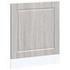 vidaXL Dishwasher Panel "Porto" Grey Sonoma 60x1,5x57 cm Engineered Wood