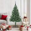 vidaXL Christmas Tree with 150 LEDs with Stand Green 150 cm PVC