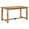 vidaXL Dining Table 140x70x75 cm Solid Wood Mango