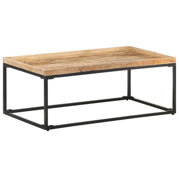 vidaXL Coffee Table 110x60x42 cm Rough Mango Wood