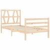 vidaXL Bed Frame without Mattress Small Single Solid Wood