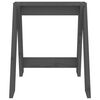 vidaXL Stools 2 pcs Grey 40x40x45 cm Solid Wood Pine