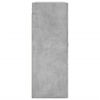 vidaXL Wall Mounted Cabinet Concrete Grey 69.5x34x90 cm
