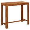 vidaXL Bar Table | Wood | Solid acacia wood | Medium | Durable | Bar Table
