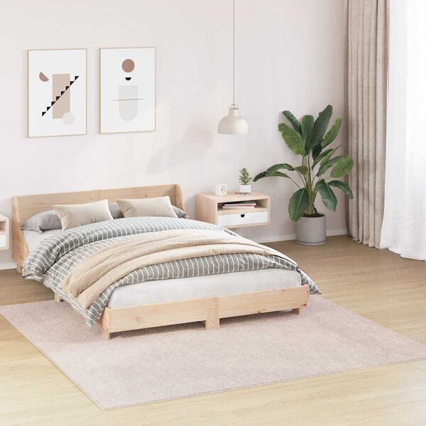vidaXL Anti-slip Shaggy Rug Cream 200 x 200 cm PP