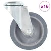 vidaXL 16 pcs Bolt Hole Swivel Casters 100 mm
