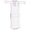 vidaXL Sliding Door with Hardware Set 85x210 cm Solid Wood Pine