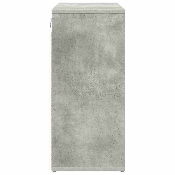 vidaXL Shoe Cabinet Concrete grey 103 x 30 x 67 cm Engineered Wood