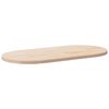 vidaXL Table Top 100x50x2.5 cm Solid Wood Pine Oval