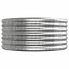 vidaXL Garden Raised Bed Galvanised Steel 368x80x36 cm Silver