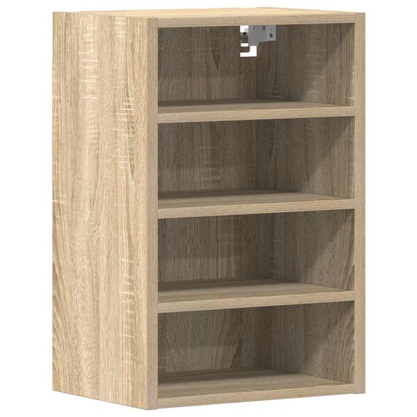 vidaXL Hanging Cabinet Riga Sonoma Oak 40x29.5x60 cm Engineered Wood