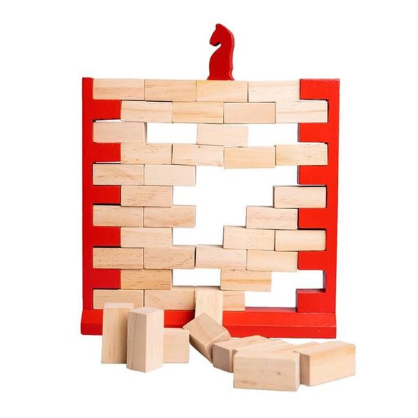 Clown Games Wobbling Wall Wood