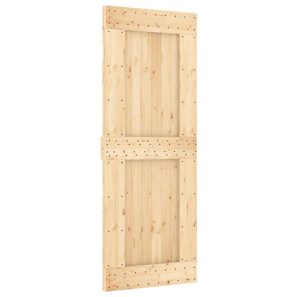 vidaXL Door NARVIK 80x210 cm Solid Wood Pine