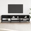 vidaXL TV Cabinet Black 180x40x46 cm Engineered Wood