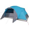 vidaXL Family Tent Crossvent 8-Person Blue Waterproof