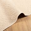 vidaXL Rug ZIZUR Beige 200x290 cm Jute Look Indoor and Outdoor