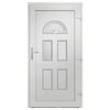 vidaXL Front Door White 88x208 cm PVC