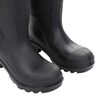 vidaXL Rian Boots with Removable Socks Black Size 40 PVC