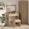 vidaXL Dressing Table Sonoma Oak 75.5 x 41 x 135 cm Engineered Wood