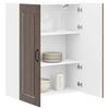 vidaXL Kitchen Wall Cabinet Brown Oak 80 x 31 x 100 cm Engineered Wood