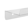 vidaXL Wall Shelves 3 pcs Silver Stainless Steel