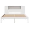 vidaXL Bookcase Bed without Mattress White 140x190 cm Solid Wood Pine