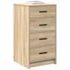 vidaXL Sideboard Sonoma oak 40 x 41 x 75 cm Engineered wood